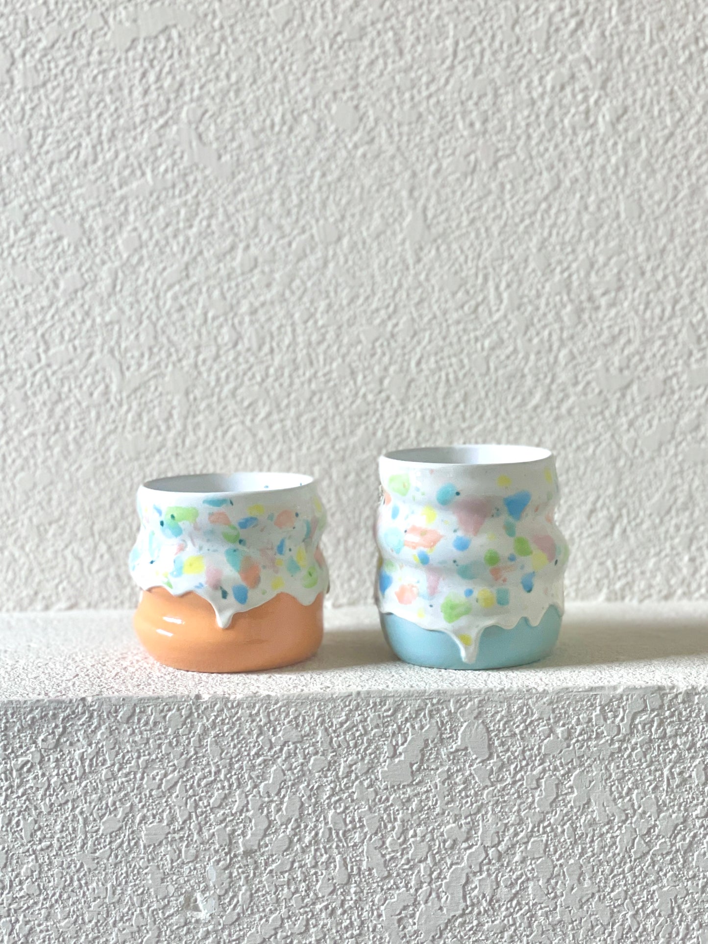 Soft Serve Splatter Cups